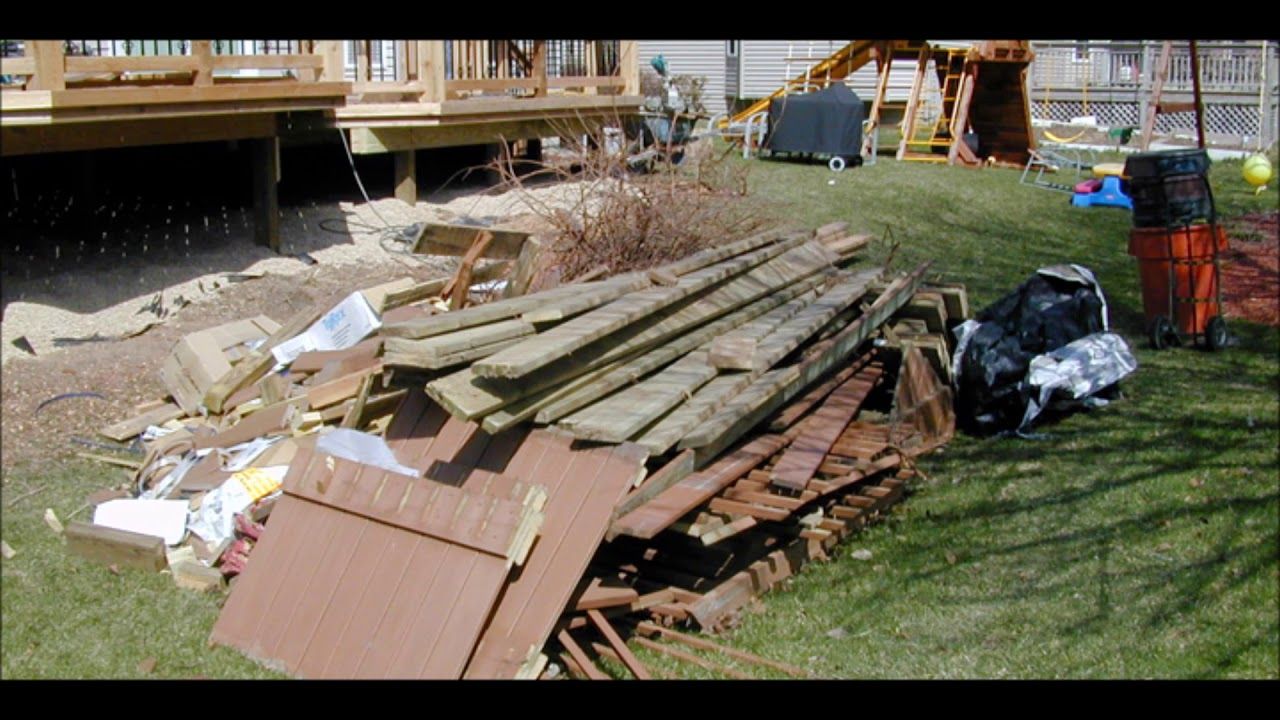 Deck Removal Dumpster Services-Colorado Dumpster Services of Fort Collins